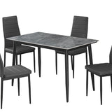 Tafel 'Kenzo' 120 cm Rechthoekig Steen Grijs