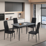 Tafel 'Kenzo' 120 cm Rechthoekig Steen Grijs