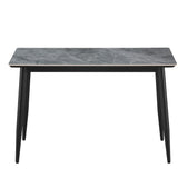 Tafel 'Kenzo' 120 cm Rechthoekig Steen Grijs