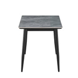 Tafel 'Kenzo' 120 cm Rechthoekig Steen Grijs
