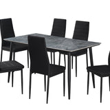 Tafel 'Kenzo' 140 cm Rechthoekig Steen Grijs