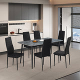 Tafel 'Kenzo' 140 cm Rechthoekig Steen Grijs