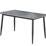 Tafel 'Kenzo' 140 cm Rechthoekig Steen Grijs