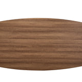 Tafel 'Aziz' 200 cm Deens Ovaal Decor Oude Eik