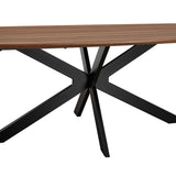 Tafel 'Aziz' 200 cm Deens Ovaal Decor Oude Eik