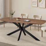 Tafel 'Aziz' 200 cm Deens Ovaal Decor Mango