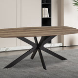 Tafel 'Aziz' 200 cm Deens Ovaal Decor Mango