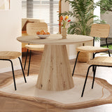 Tafel 'Tigo' 120 cm Rond Decor Oude eik