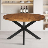 Tafel 'Maria' 130 cm Rond Mango hout