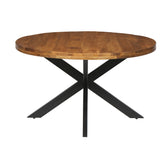 Tafel 'Maria' 130 cm Rond Mango hout