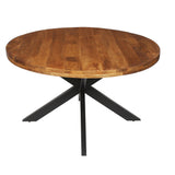 Tafel 'Maria' 130 cm Rond Mango hout