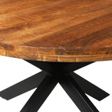 Tafel 'Maria' 130 cm Rond Mango hout