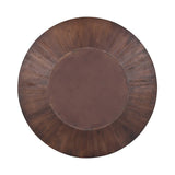Tafel 'Tommy' 130 cm Rond Mango hout Bruin