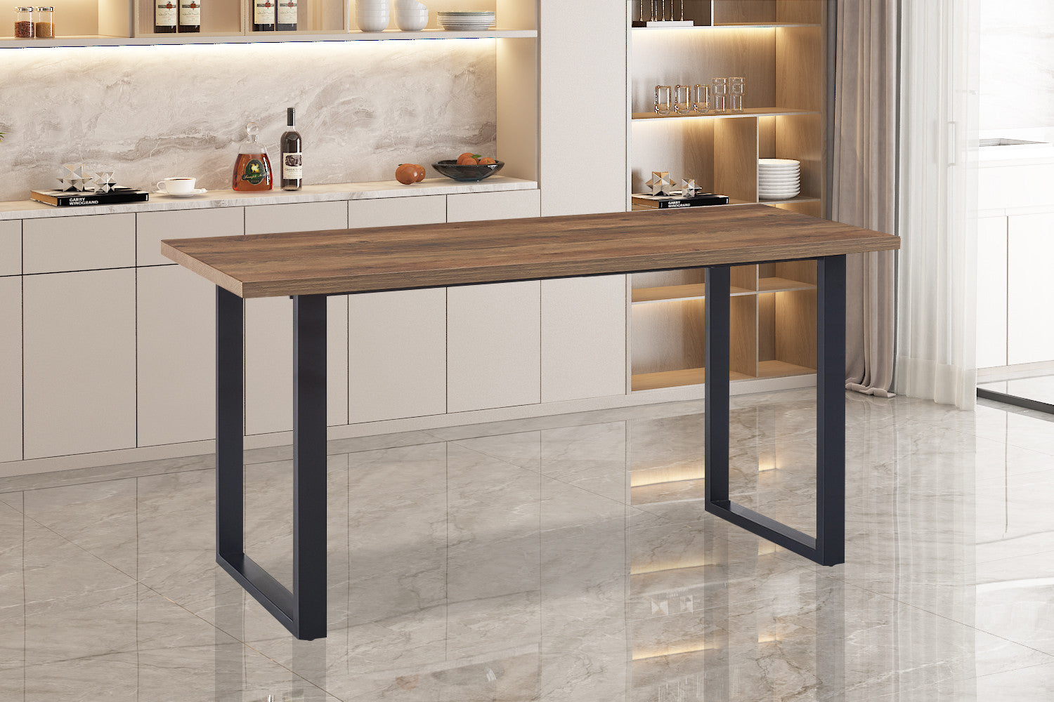 UITVERKOOP - Tafel 'Alexander' 180 cm Decor Mango - H 93 cm