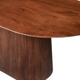 Tafel 'Miguel' 200 cm Ovaal Mango hout Lichtbruin