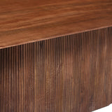 Tafel 'Miguel' 230 cm Ovaal Mango hout Lichtbruin