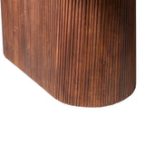 Tafel 'Miguel' 230 cm Ovaal Mango hout Lichtbruin