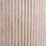 Tafel 'Lagos' 200 cm Ovaal Decor Travertin Beige