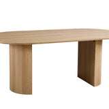 Tafel 'Lagos' 200 cm Ovaal Decor Eik Naturel