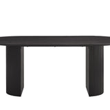 Tafel 'Lagos' 200 cm Ovaal Decor Donkerbruin