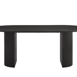 Tafel 'Lagos' 200 cm Ovaal Decor Donkerbruin