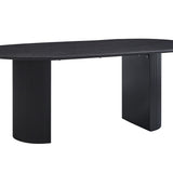 Tafel 'Lagos' 200 cm Ovaal Decor Donkerbruin