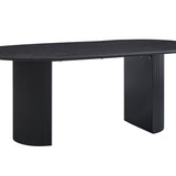 Tafel 'Lagos' 200 cm Ovaal Decor Donkerbruin