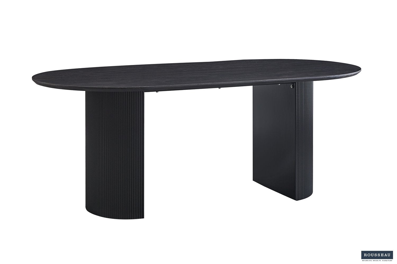 Tafel 'Lagos' 200 cm Ovaal Decor Donkerbruin