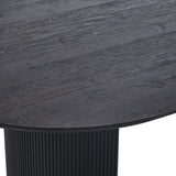 Tafel 'Lagos' 200 cm Ovaal Decor Donkerbruin