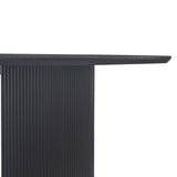 Tafel 'Lagos' 200 cm Ovaal Decor Donkerbruin