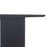 Tafel 'Lagos' 200 cm Ovaal Decor Donkerbruin