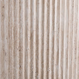 Tafel 'Lagos' 220 cm Ovaal Decor Travertin Beige