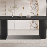 Tafel 'Lagos' 220 cm Ovaal Decor Donkerbruin