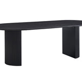 Tafel 'Lagos' 220 cm Ovaal Decor Donkerbruin
