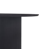 Tafel 'Lagos' 220 cm Ovaal Decor Donkerbruin