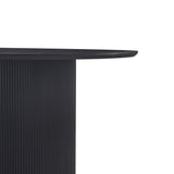 Tafel 'Lagos' 220 cm Ovaal Decor Donkerbruin