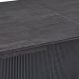 Uitschuifbare tafel 'Lagos' 180-220 cm Ovaal Decor Donkerbruin