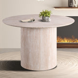 Tafel 'Lagos' 120 cm Rond Decor Travertin Beige