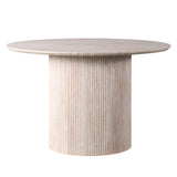 Tafel 'Lagos' 120 cm Rond Decor Travertin Beige