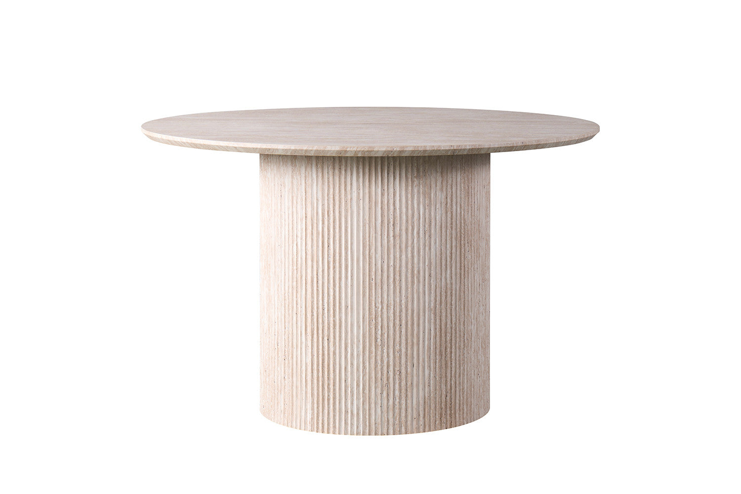 Tafel 'Lagos' 120 cm Rond Decor Travertin Beige