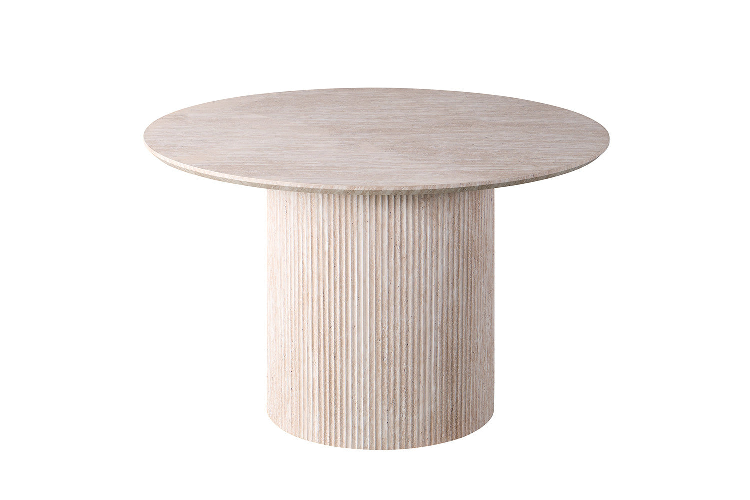 Tafel 'Lagos' 120 cm Rond Decor Travertin Beige