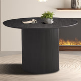 Tafel 'Lagos' 120 cm Rond Decor Donkerbruin