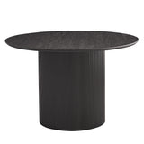 Tafel 'Lagos' 120 cm Rond Decor Donkerbruin