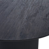 Tafel 'Lagos' 120 cm Rond Decor Donkerbruin