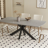 Tafel 'Apollo' 180 cm Deens Ovaal Steen Grijs