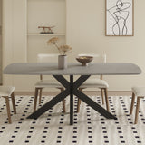 Tafel 'Apollo' 180 cm Deens Ovaal Steen Grijs