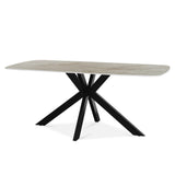 Tafel 'Apollo' 180 cm Deens Ovaal Glanzend Steen Shakespear Beige