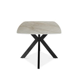 Tafel 'Apollo' 180 cm Deens Ovaal Glanzend Steen Shakespear Beige