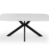 Tafel 'Apollo' 180 cm Deens Ovaal Steen Baroque Grijs