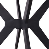 Tafel 'Apollo' 110 cm Rond Glanzend Steen Snow Wit